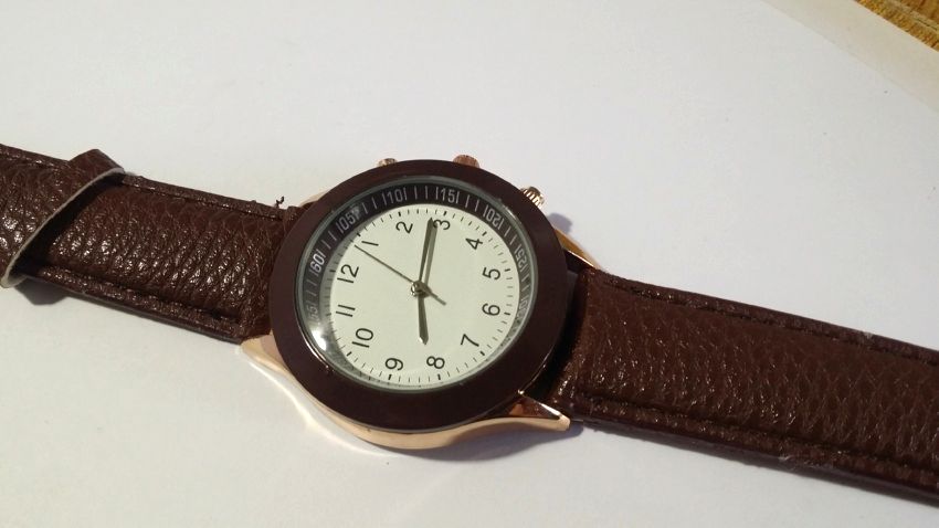 Wrist Watch for Men - Brown Color