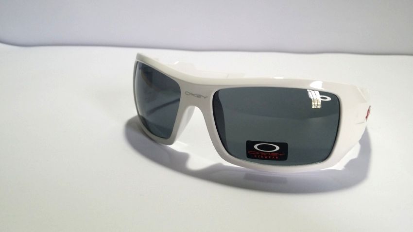 Stylish White Framed Sunglasses - Light Black