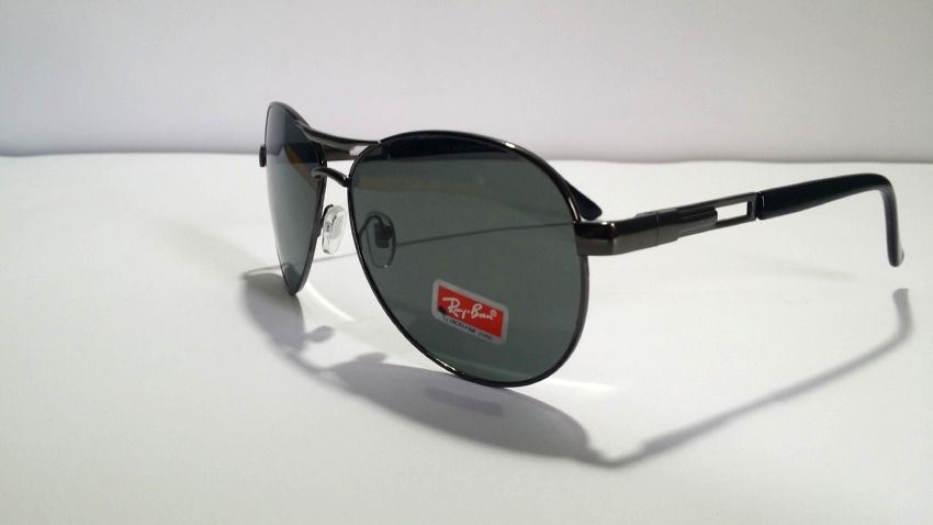 RayBan Replica Metal Frame Sunglasses - Black