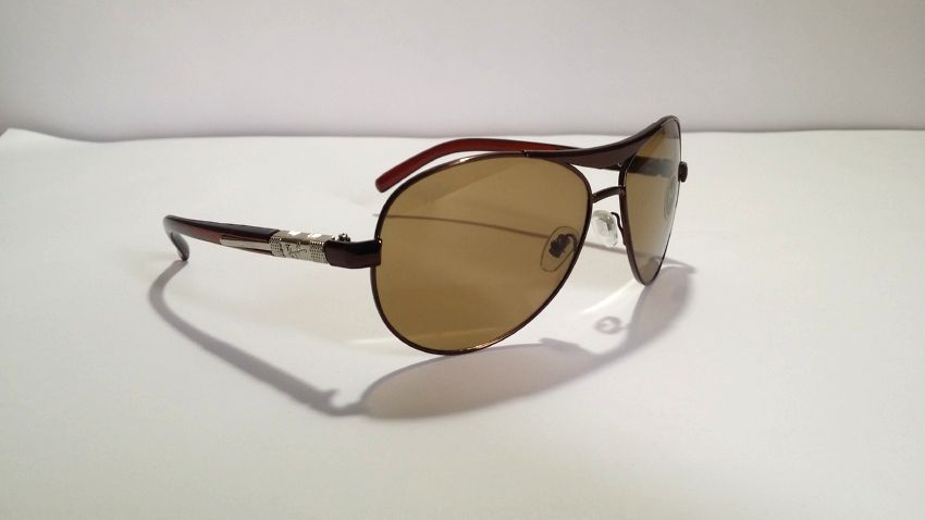 RayBan Replica Metal Frame Sunglasses - Brown