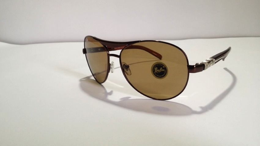 RayBan Replica Metal Frame Sunglasses - Brown