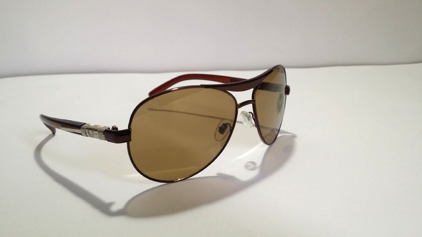 RayBan Replica Metal Frame Sunglasses - Brown