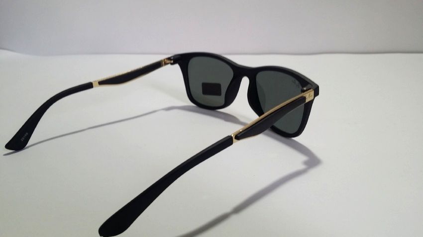 RayBan Replica Metal Frame Sunglasses - Light Black