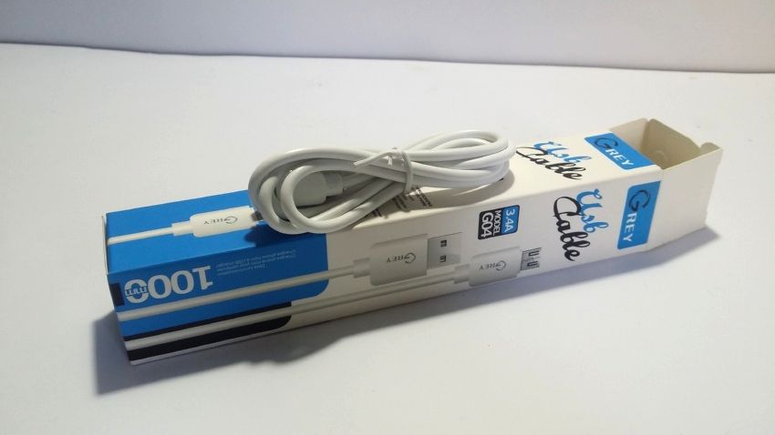 Mobile Phone Data Cable 3.4A - White