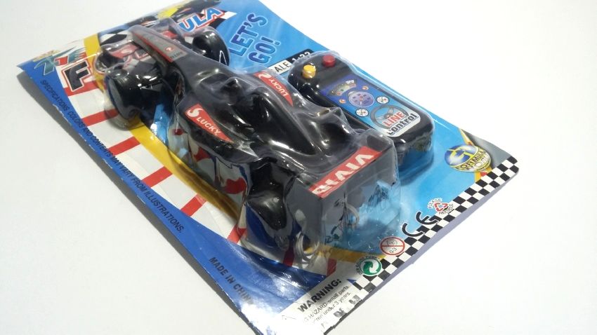 Wired Remote Control (RC) F1 Race Toy Car