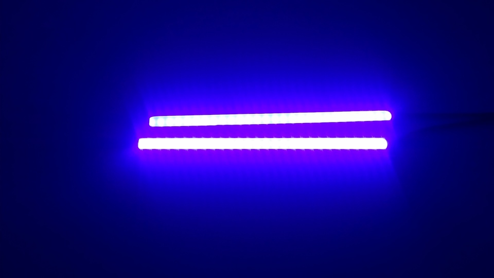 Universal Long LED Strip Lights - Blue (2 Pieces)