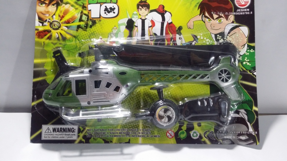 Ben 10 Catapult Style Flying Helicopter