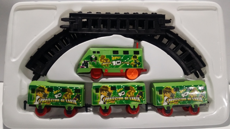 4 Piece BEN 10 Electronic Train Set for Kids