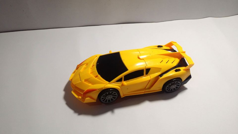 Lamborghini Transformer Car with Bright Lights