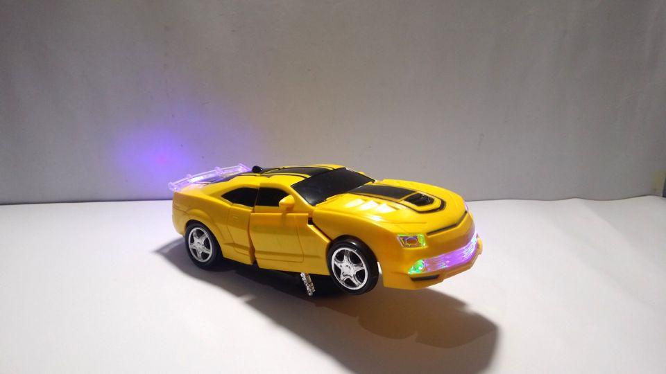 Camaro Transformer Car with Bright Lights