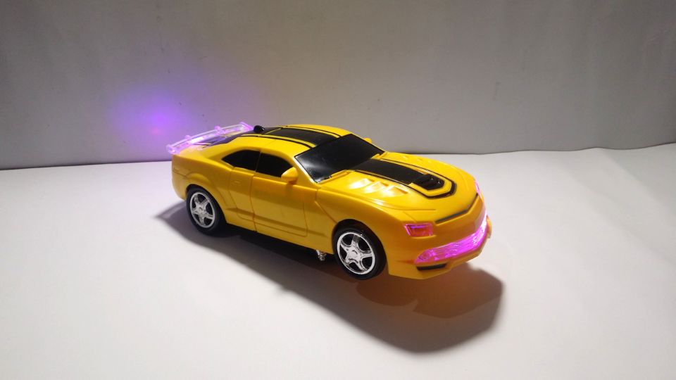 Camaro Transformer Car with Bright Lights