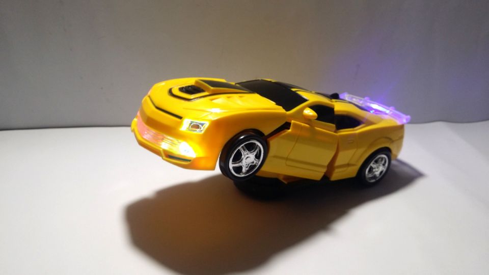 Camaro Transformer Car with Bright Lights