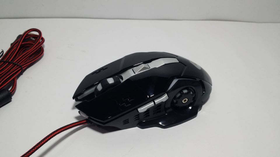 Gloross Multi-Light Black Gaming Mouse