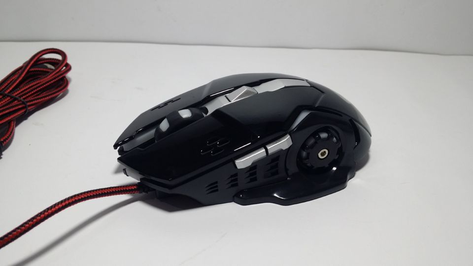 Gloross Multi-Light Black Gaming Mouse