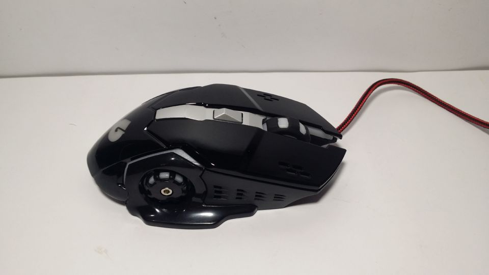 Gloross Multi-Light Black Gaming Mouse