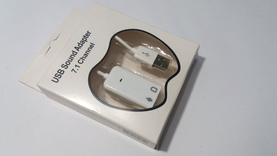 USB Sound and Mic Adapter for Headphones