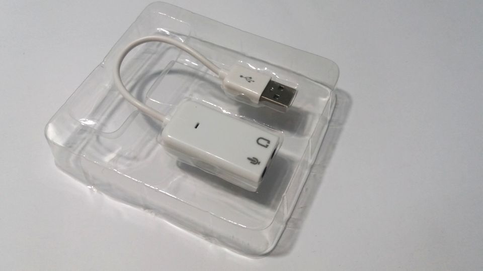 USB Sound and Mic Adapter for Headphones