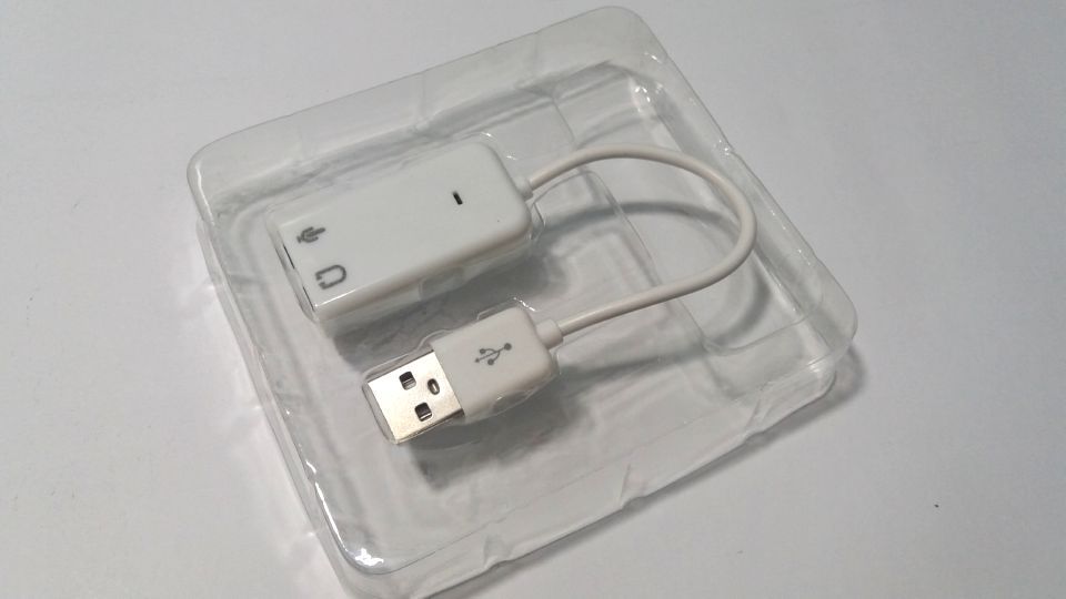 USB Sound and Mic Adapter for Headphones