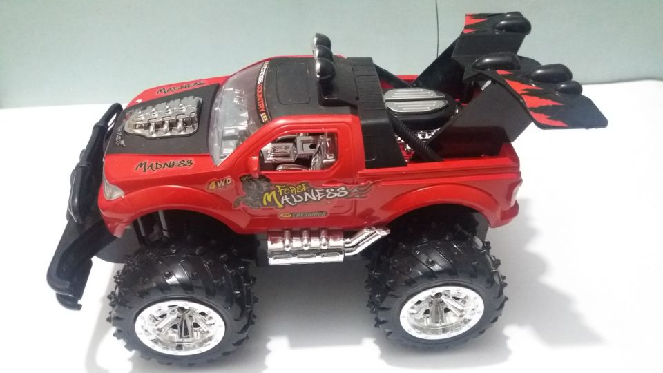 Large 4x4 Monster Truck RC Car with Steering Wheel