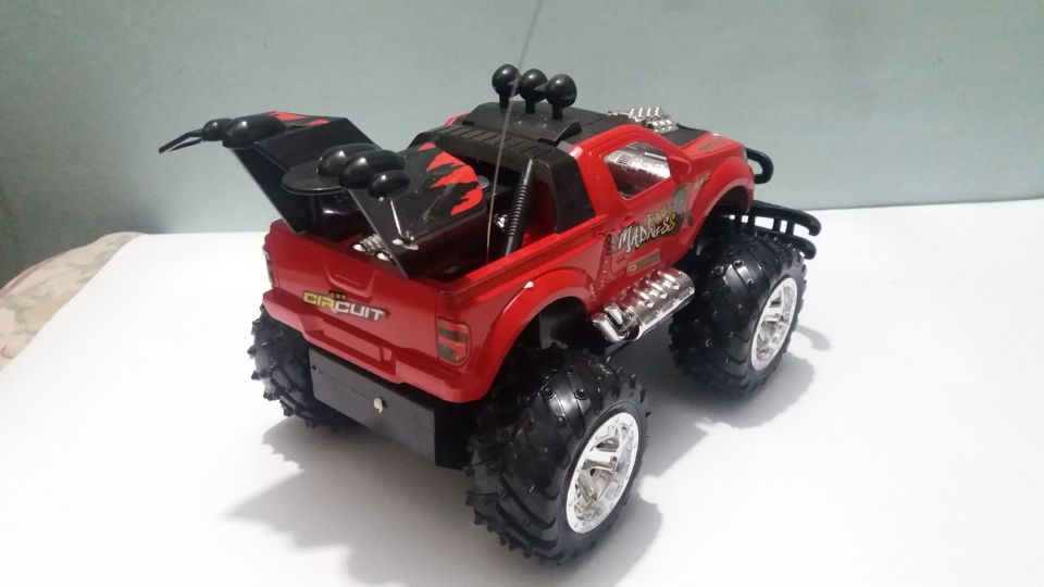 Large 4x4 Monster Truck RC Car with Steering Wheel