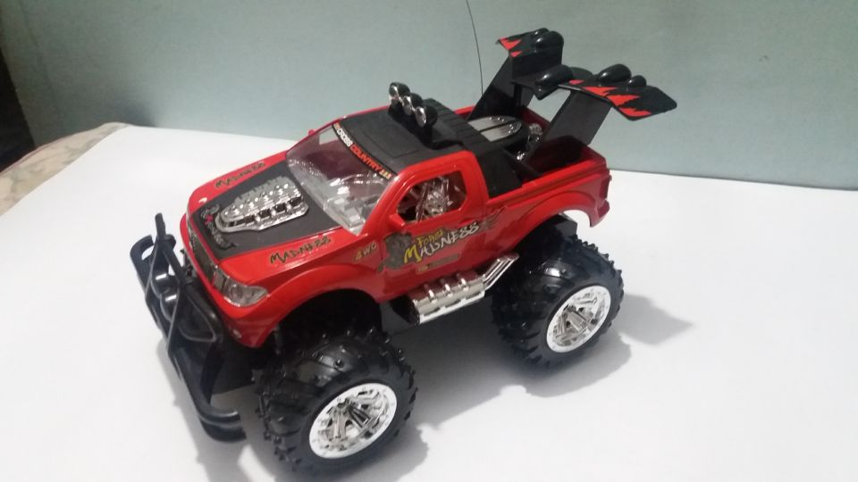 Large 4x4 Monster Truck RC Car with Steering Wheel