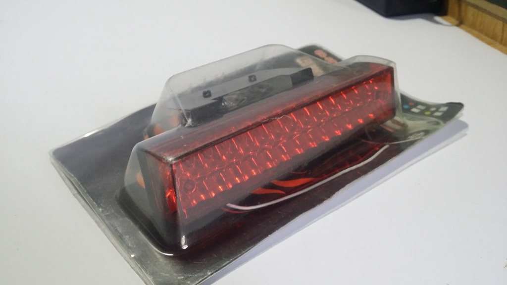 Universal Small LED Red Brake Light - 3 Wires