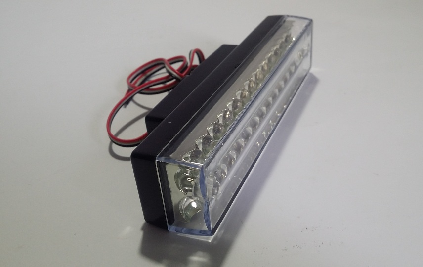 Universal Small LED White Brake Light - 3 Wires