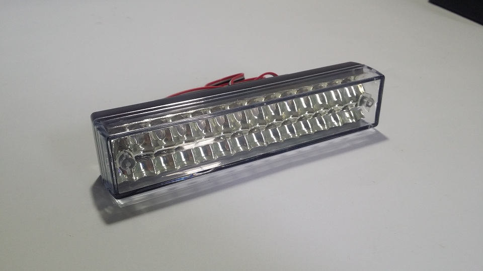 Universal Small LED White Brake Light - 3 Wires