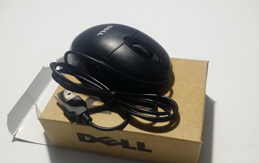 Dell Wired Mouse - Small Black