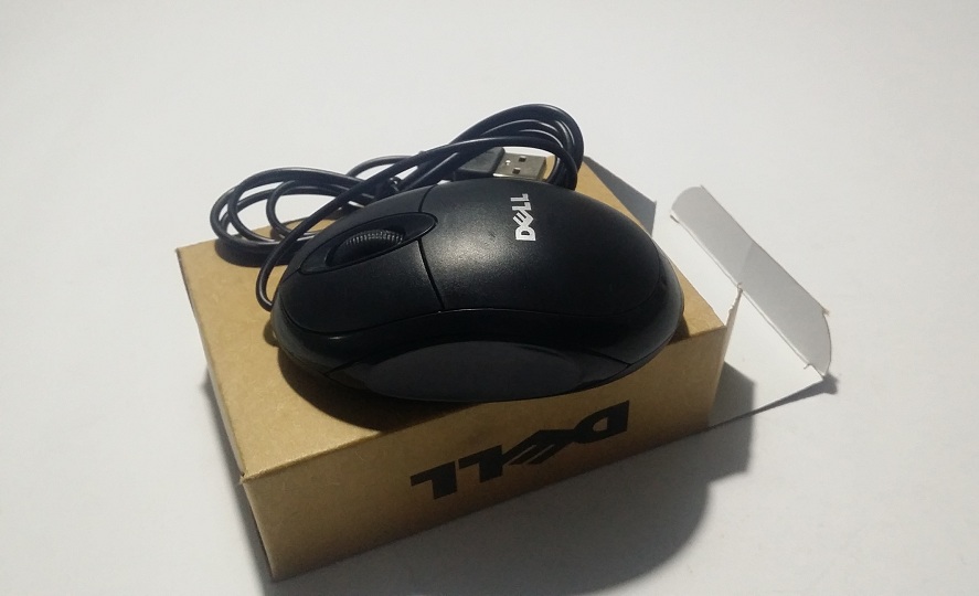 Dell Wired Mouse - Small Black