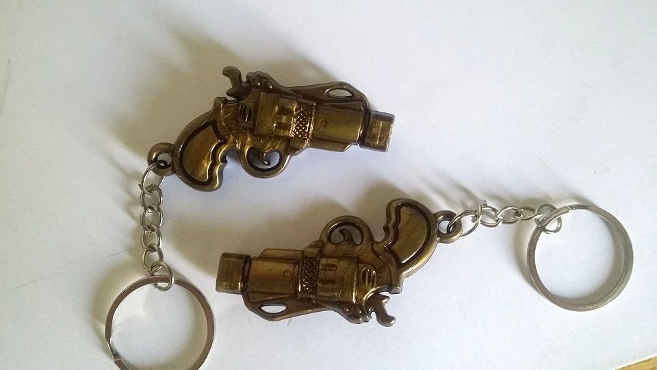 Pack of Two Key Chains - Stylish Guns