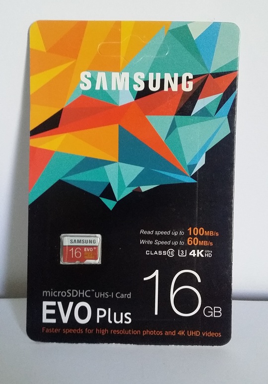 16GB Micro SD Card - Samsung EVO Plus