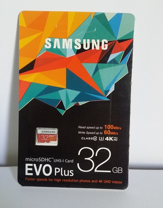 32GB Micro SD Card - Samsung EVO Plus