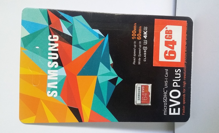 64GB Micro SD Card - Samsung EVO Plus