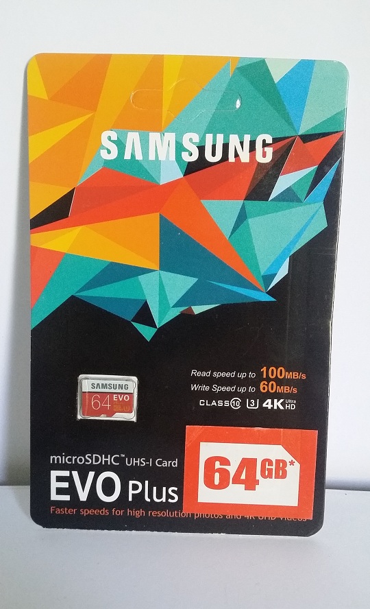 64GB Micro SD Card - Samsung EVO Plus