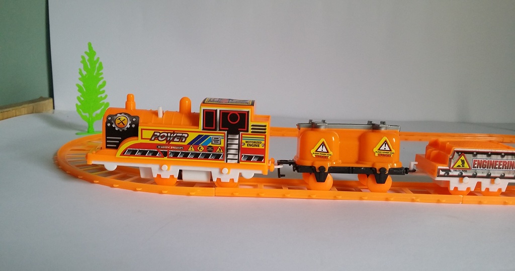 Engineering Themed High Quality Electronic Train Set