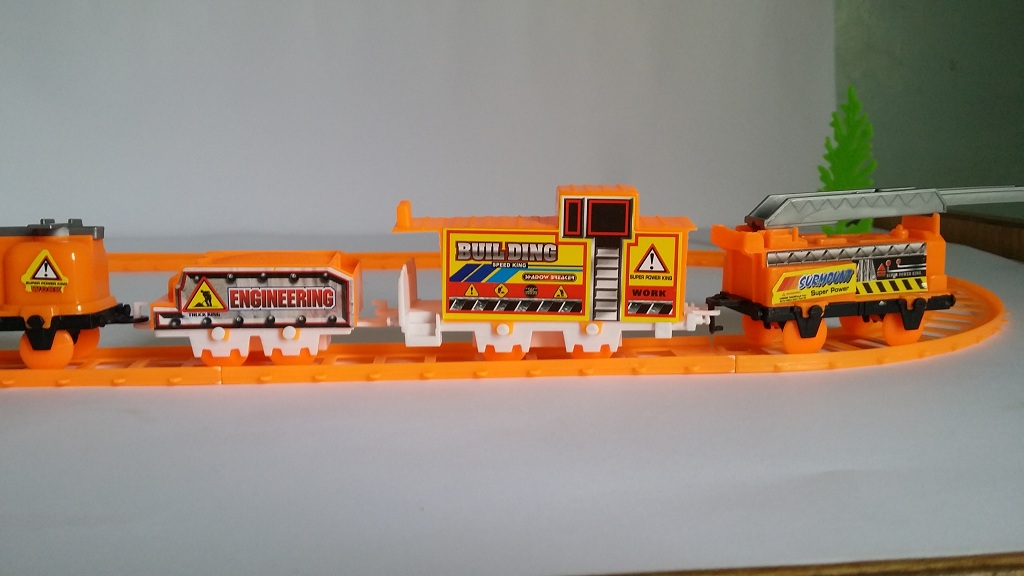 Engineering Themed High Quality Electronic Train Set