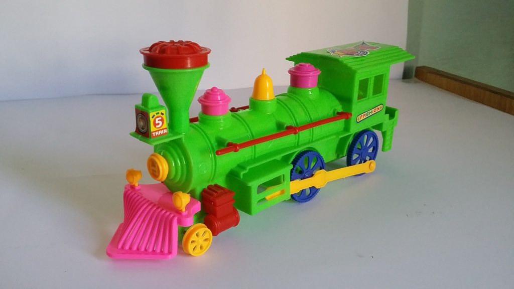 Cute Colorful Train Engine with Light Function