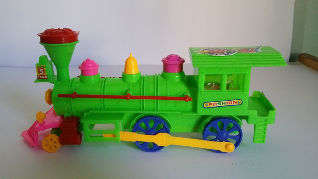 Cute Colorful Train Engine with Light Function