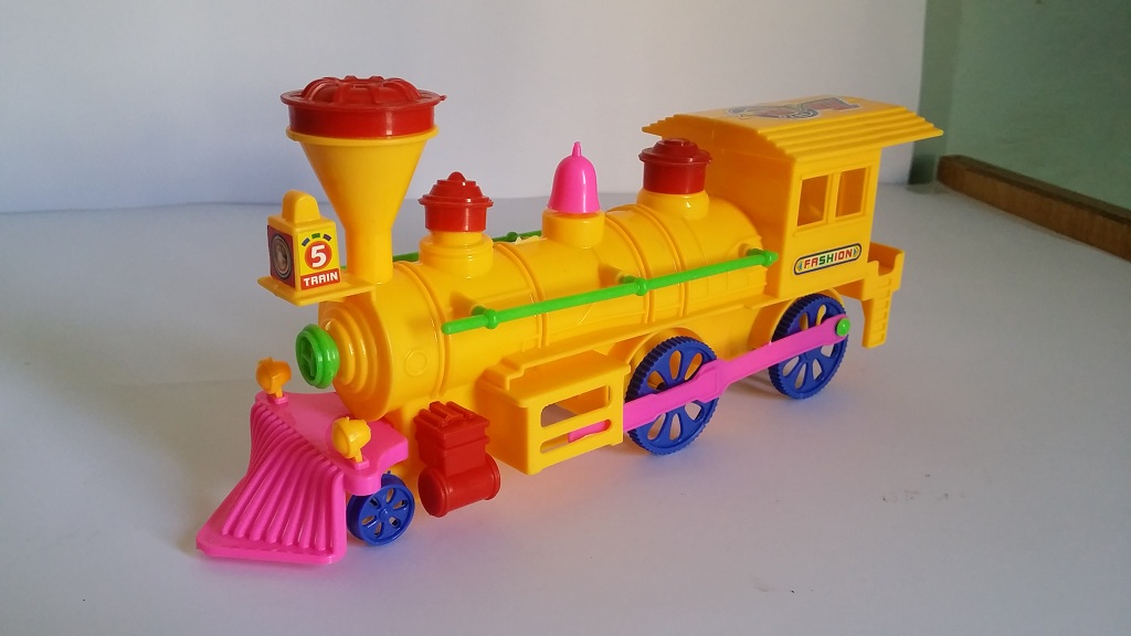 Cute Colorful Train Engine with Light Function