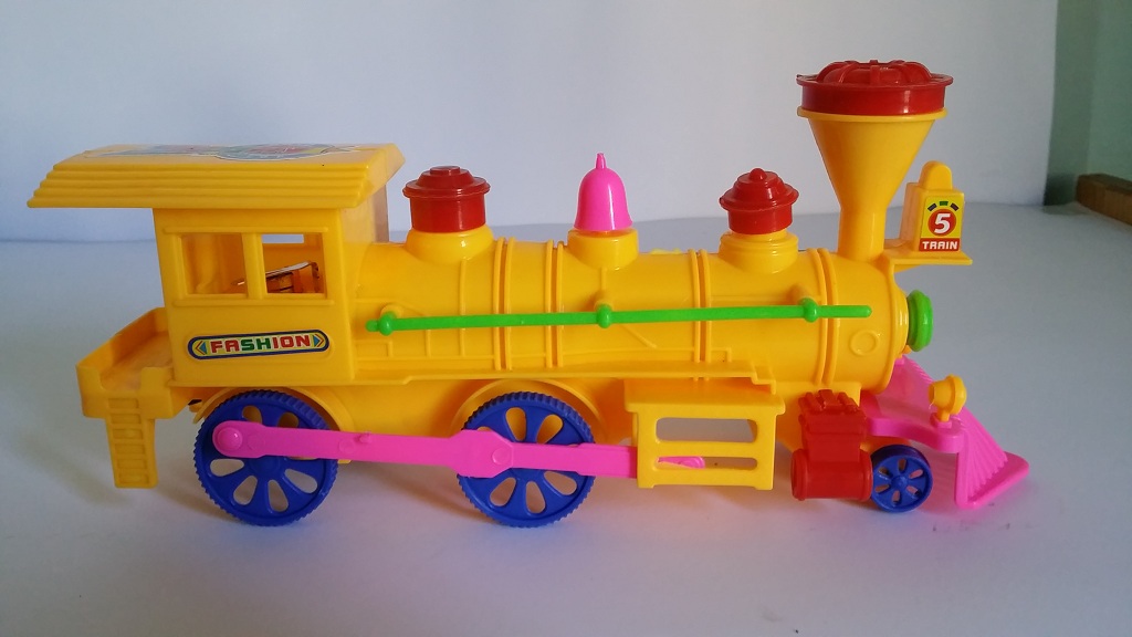 Cute Colorful Train Engine with Light Function